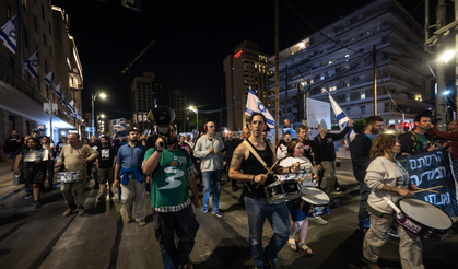 Batı Kudüs’te Netanyahu karşıtı protesto