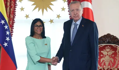 Cumhurbaşkanı Erdoğan, Rodriguez ile görüştü