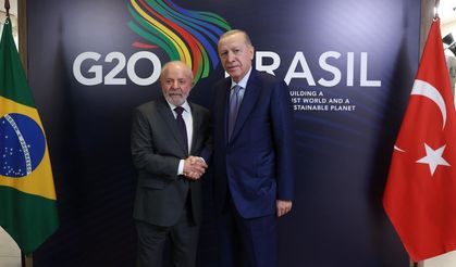 Cumhurbaşkanı Erdoğan Brezilya Devlet Başkanı Lula ile görüştü