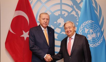 Erdoğan, BM Genel Sekreteri Guterres ile görüştü