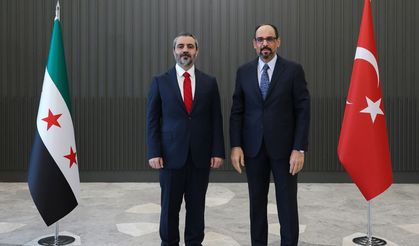 Kalın, Suriye Dışişleri Bakanı Şeybani ile görüştü