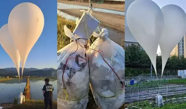 Kuzey Kore'nin gönderdiği çöp balonları hava trafiğini aksattı