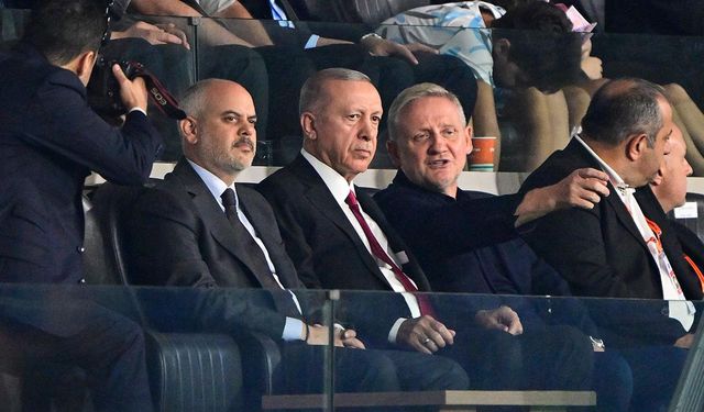 Erdoğan Başakşehir-La Fiorita maçını izledi