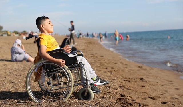 Umut'un deniz görme hayali gerçek oldu