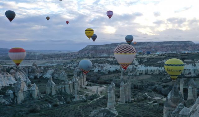 Kapadokya'da 2025 yılının ilk 2 ayında turist sayısı geçen yıla kıyasla arttı