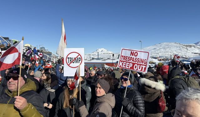 Grönland’da ABD konsolosluğu protestosu