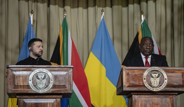Güney Afrika Cumhurbaşkanı Ramaphosa, Zelenskiy'le görüştü