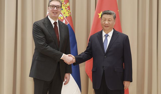 Çin Cumhurbaşkanı Xi ile Sırbistan Cumhurbaşkanı Vucic görüştü