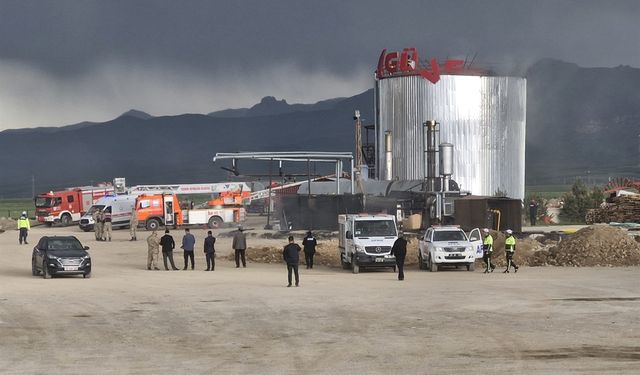 Asfalt üretim tesisinde patlama: 1 ölü, 1 yaralı