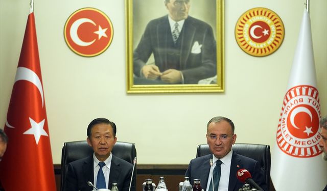 TBMM Başkanvekili Bozdağ, Çin Ulusal Halk Kongresi Daimi Komitesi Başkan Yardımcısı Xiao Jie ile görüştü