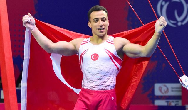 Milli cimnastikçi Adem Asil, Almanya'da altın madalya kazandı