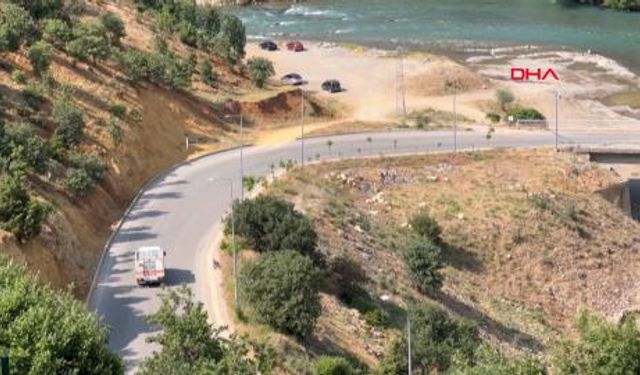 Munzur Çayı'na düşen genç kız, kalp masajıyla hayata döndürüldü