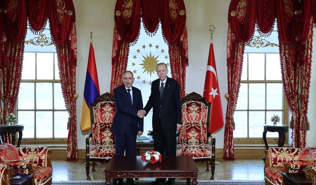 Cumhurbaşkanı Erdoğan, Ermenistan Başbakanı Paşinyan'ı kabul etti
