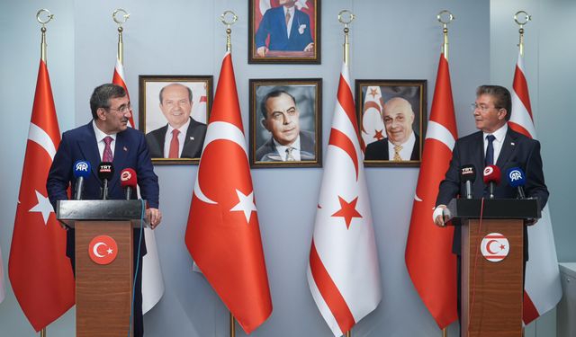 Cumhurbaşkanı Yardımcısı Cevdet Yılmaz, KKTC'de