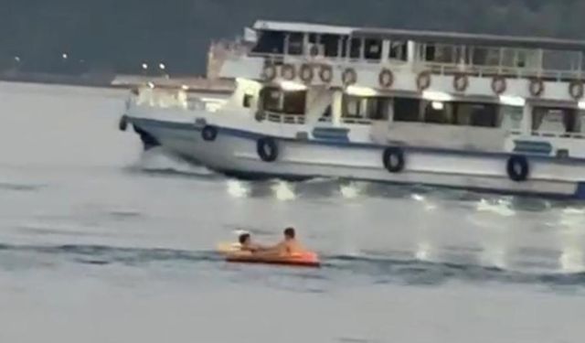 Sarıyer'de şişme botla denize açılan 2 çocuk kurtarıldı