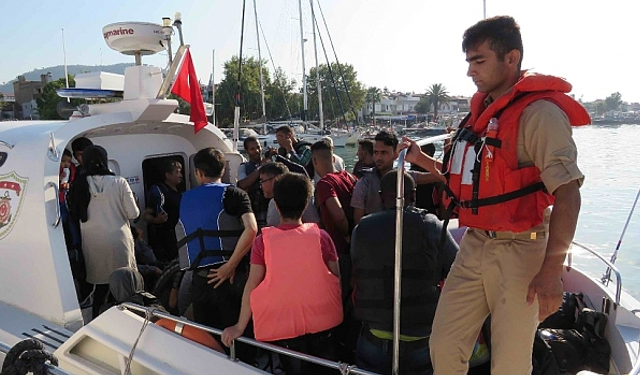Çanakkale açıklarında 51 düzensiz göçmen yakalandı; 2 insan kaçakçısı gözaltında