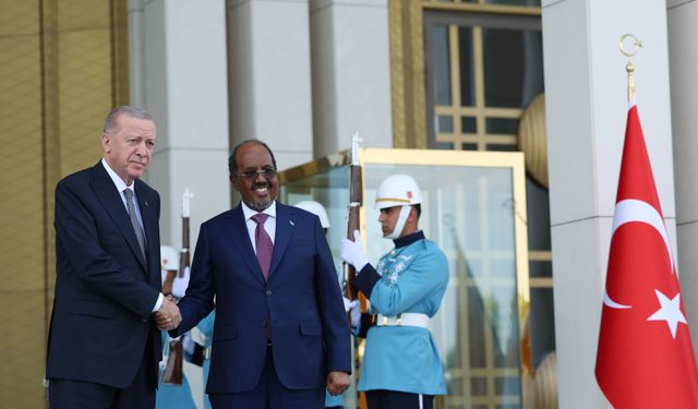 Cumhurbaşkanı Erdoğan, Somali Cumhurbaşkanı ile görüştü