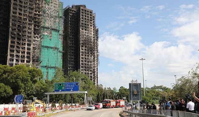 Hong Kong hükümetinden yangın mağdurlarına konaklama desteği