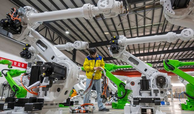 Endüstriyel robotların satış geliri ekimde yüzde 41,7 arttı