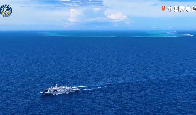 Çin ordusundan Huangyan Adası çevresinde devriye
