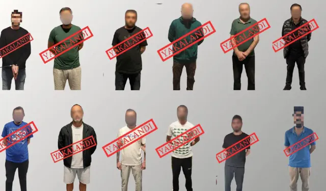 Kırmızı bültenle aranan 12 kişi Türkiye'ye getirildi