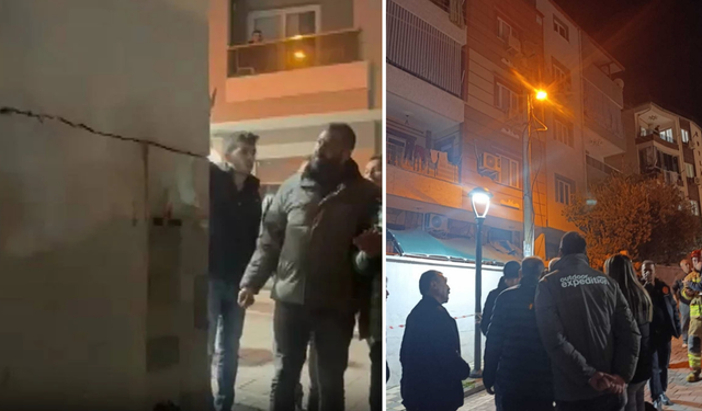 Manisa'da inşaat çalışması binalarda çatlaklara neden oldu