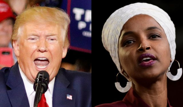 Trump Somalili Omar'ı hedef aldı; ABD'den atılmalı!