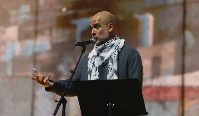 Guardiola'dan Filistin'e destek: İnsanlığın bittiği yer