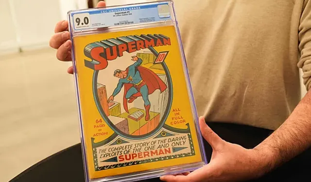 Superman’in ilk sayısı 15 milyon dolara el değiştirdi