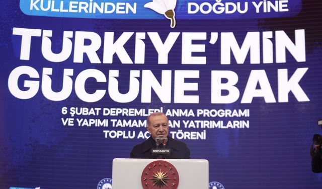 Cumhurbaşkanı Erdoğan: "3 yılda illerimizi ihya ettik"