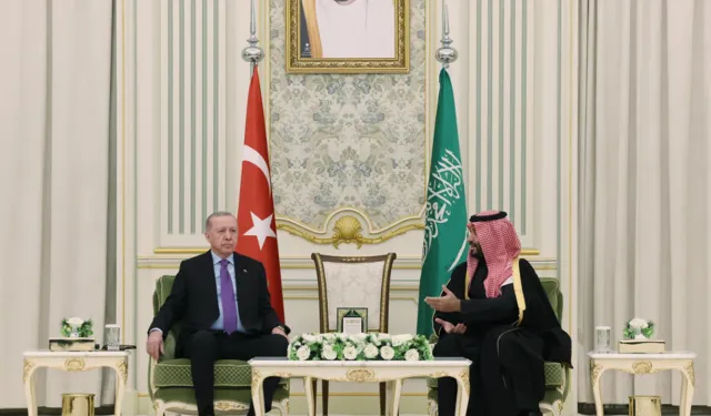 Cumhurbaşkanı Erdoğan, Suudi Arabistan Veliaht Prensi Selman ile görüştü