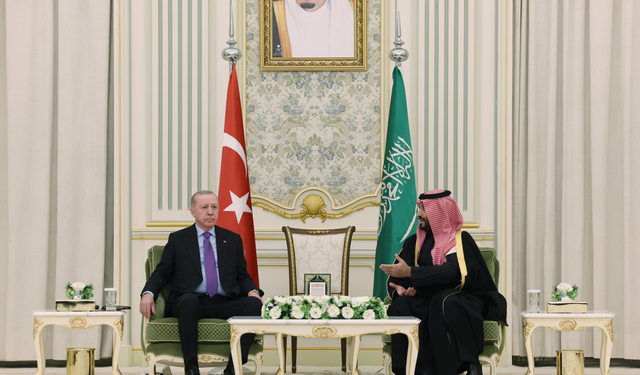 Cumhurbaşkanı Erdoğan, Suudi Arabistan Veliaht Prensi Selman ile görüştü