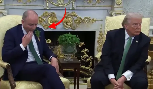 Beyaz Saray’da çok konuşulan an! İrlanda Başbakanı gündem oldu