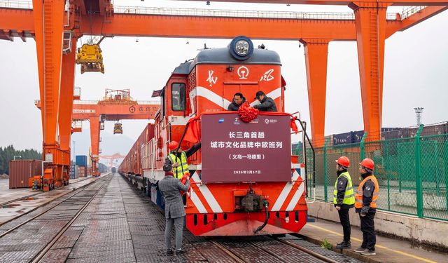 Çin-Avrupa yük treni seferlerinin sayısında yüzde 32 artış