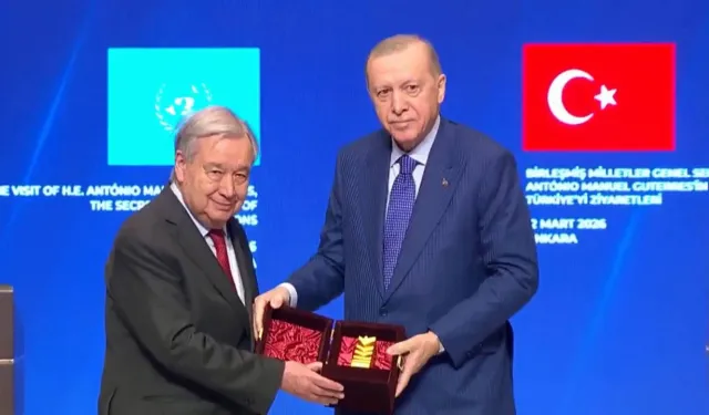 Erdoğan ile BM Genel Sekreteri Guterres Ankara’da bir araya geldi