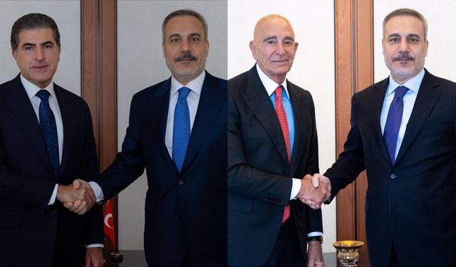 Hakan Fidan, Tom Barrack ve Neçirvan Barzani ile görüştü