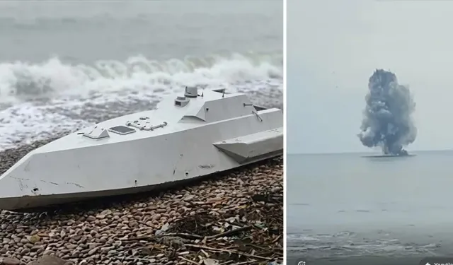 Ordu’da kıyıya vuran İHA kontrollü şekilde imha edildi