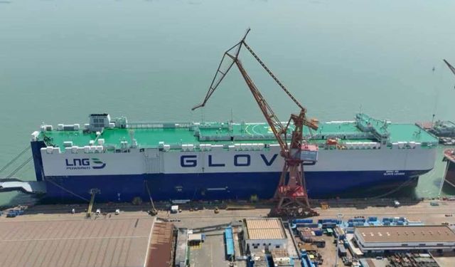 Çin dünyanın ilk 10 bin araç kapasiteli gemisini inşa etti