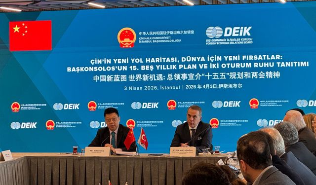 Başkonsolos Xiaodong, DEİK Türkiye-Çin İş Konseyi toplantısında konuştu