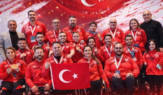Milli para atletlerden gurur verici anlar: Ödüle boğdular!