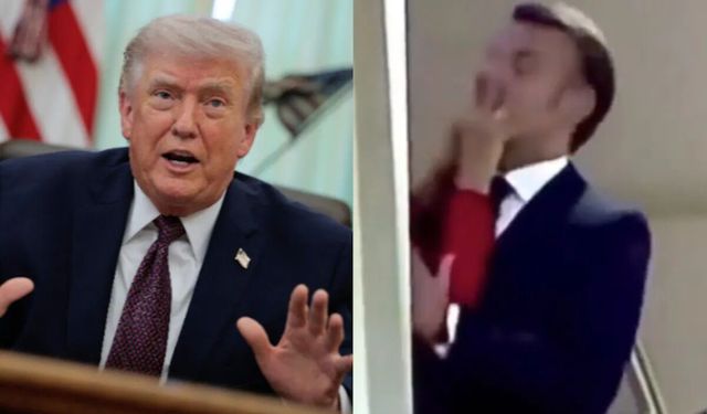 Trump’tan Macron’a skandal sözler: Yediği sağ kroşenin etkisinde!