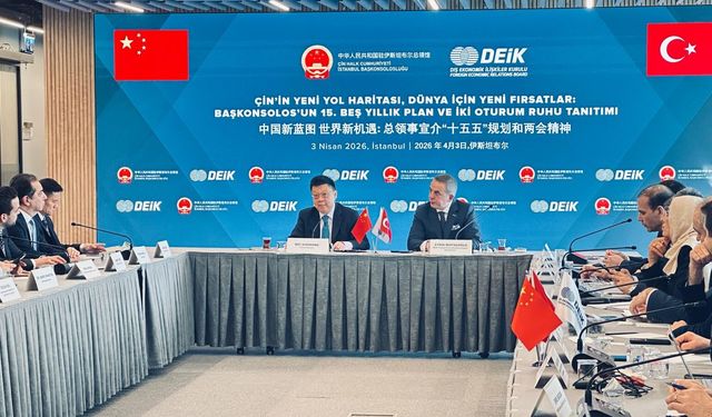 Başkonsolos Xiaodong, DEİK Türkiye-Çin İş Konseyi toplantısında konuştu