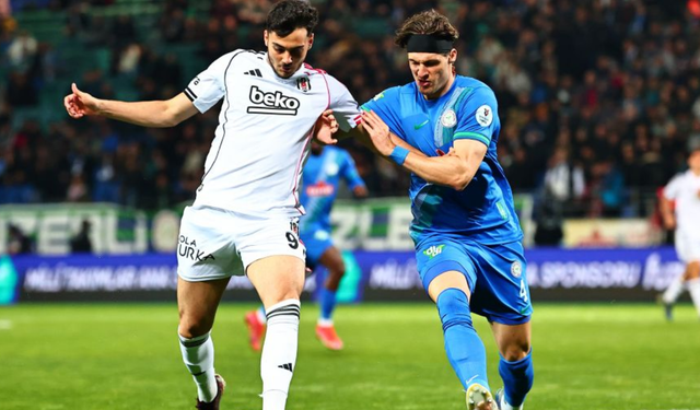 Rize’de nefes kesen final: Beşiktaş sezonu beraberlikle tamamladı