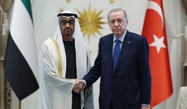 Erdoğan, BAE Devlet Başkanı Al Nahyan ile görüştü