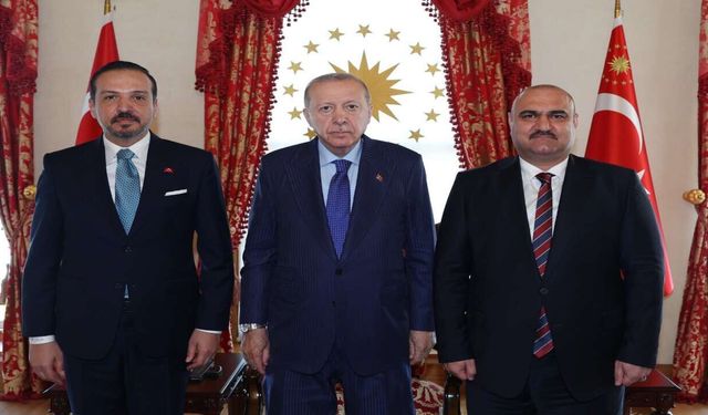 Erdoğan, Irak Türkmen Cephesi heyetini kabul etti