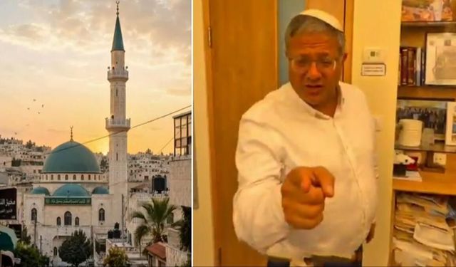 İsrail'den ezan provokasyonu! Ben-Gvir'den skandal sözler