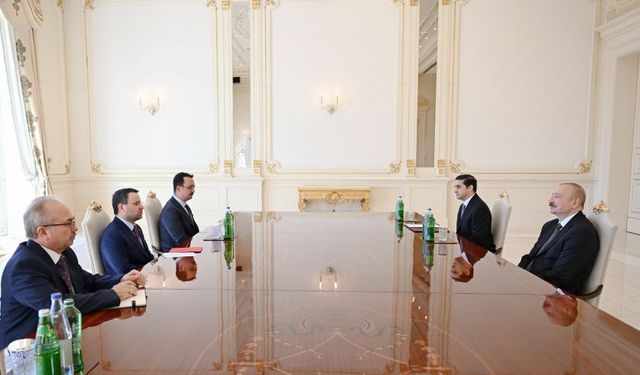 Azerbaycan Cumhurbaşkanı Aliyev, Adalet Bakanı Gürlek'i kabul etti