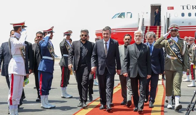 Cumhurbaşkanı Yardımcısı Yılmaz, Pezeşkiyan ile görüştü
