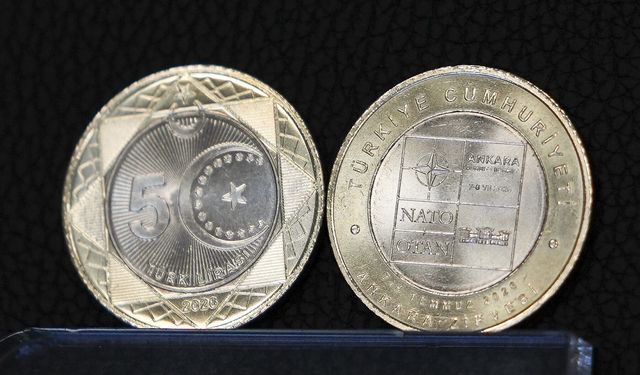NATO Zirvesi anısına özel 5 lira basıldı