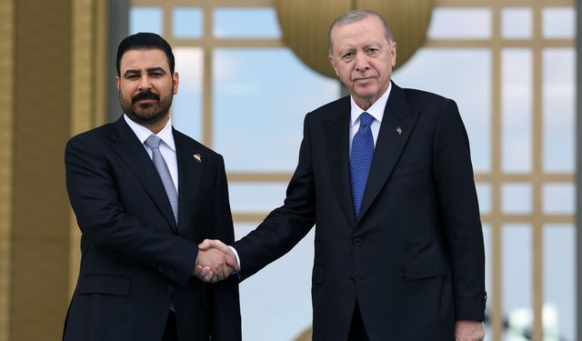 Cumhurbaşkanı Erdoğan, Irak Başbakanı Zeydi'yi resmi törenle karşıladı